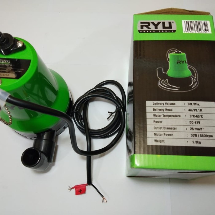 MESIN POMPA AIR CELUP RYU 25DC/MESIN KOLAM IKAN AQUARIUM