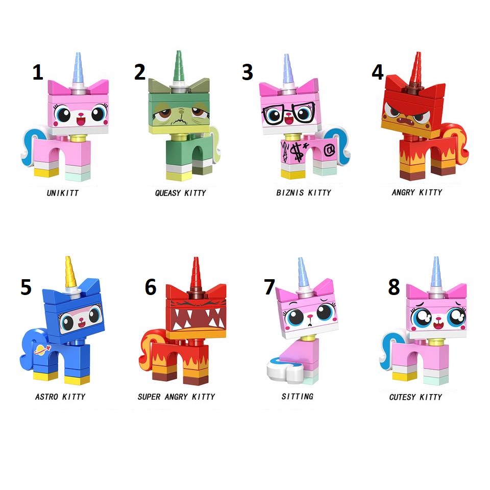 Cartoon Network Uni Kitty Unikitty Cute Cat Unicorn Action Figure Mini