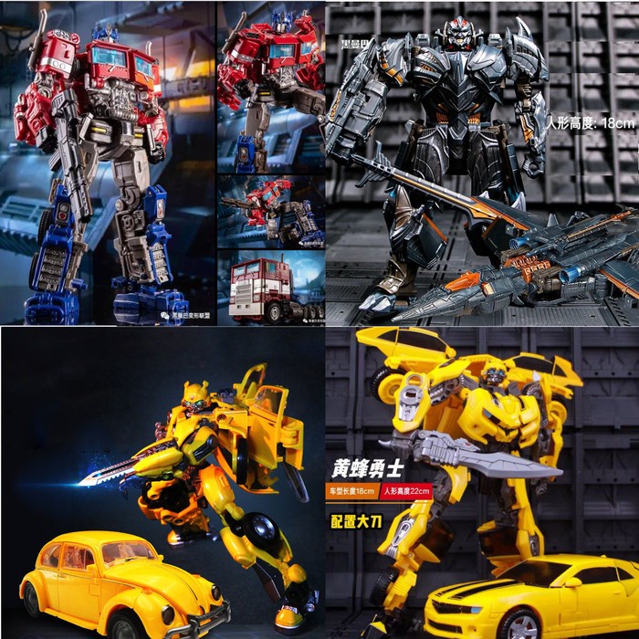 Aoyi Transformer Optimus Megatron Bumblebee Autobot Action Figure Mini