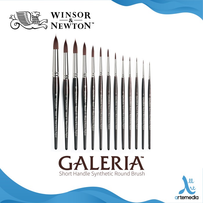 

Sale Kuas Lukis Winsor & Newton Galeria Round Short Handle Synthetic Brush