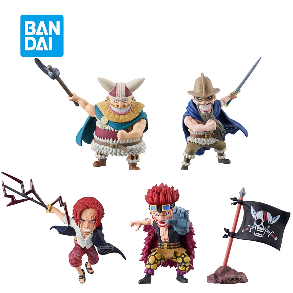 KYOMA WCF One Piece World Collectable Figure Eustass Kid Shanks Broggy Dorry Anime Figure Model Coll