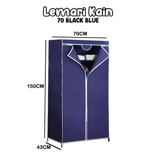 Rekomendasi Terbaik  Lemari Pakaian Kain Rak Baju Portable Lemari Serbaguna Lemari Resleting