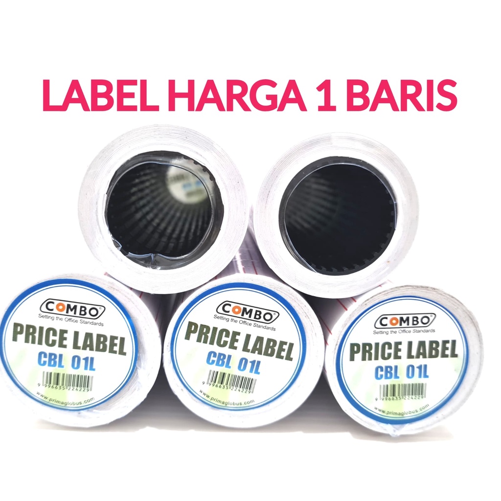

Grosir Label Harga 1 Baris BUL -1 Line Isi 10 Rol Putih
