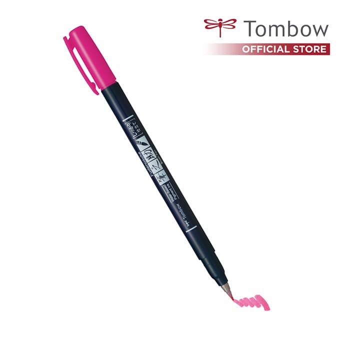 

Tombow Fudenosuke Hard Tip Pink