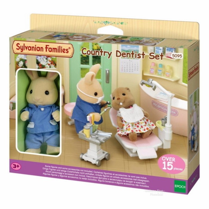 Ruang Dokter Gigi Sylvanian Families Country Dentist dgn 1 Figur 5095