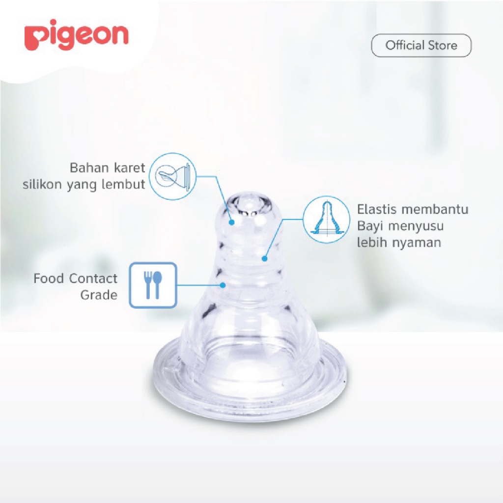 Diskon Spesial  Pigeon Paket Botol 120Ml Gratis Dot Slim Neck