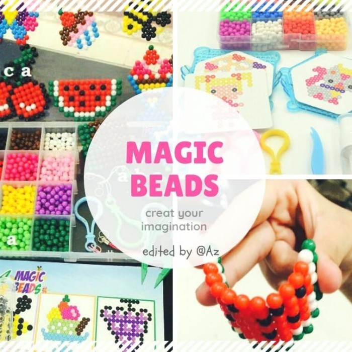 Flashshow Mainan Edukasi Anak Abaca Magic Beads