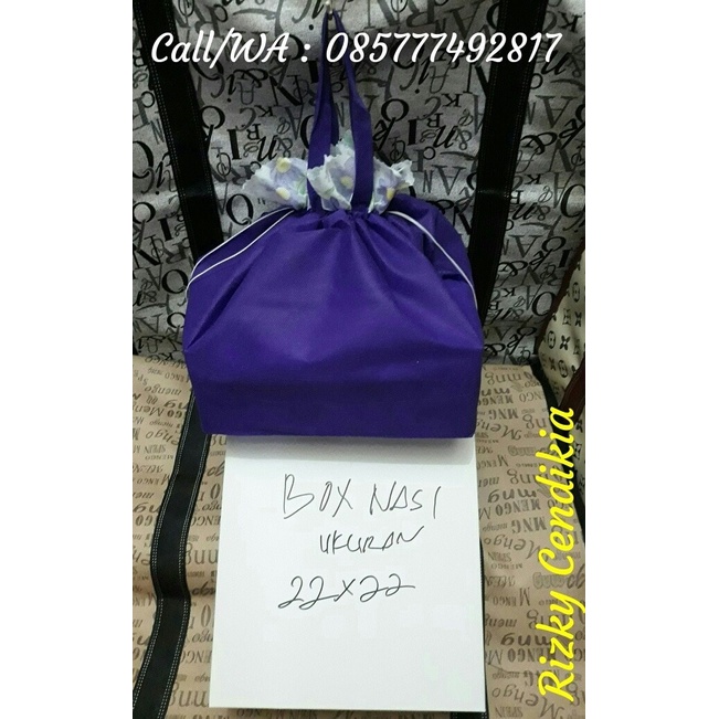 

Flashshow Tas Berkat Box Nasi Serut / Tas Spundbond alas 22 x 22