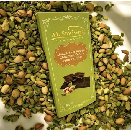 

Al Suwissria Coklat Dubai Kunafa Pistachio Coklat Impor Arab