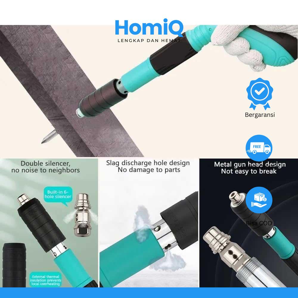 

HomiQ KWIS Alat Paku Tembak Ramset Manual Mini Nail Gun Silencer Nails 7.3mm - K-73