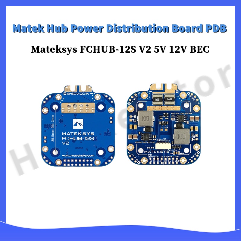 UNMO Matek Hub Power Distribution Board PDB Mateksys FCHUB-12S V2 5V 12V BEC Built-in 184A Current S