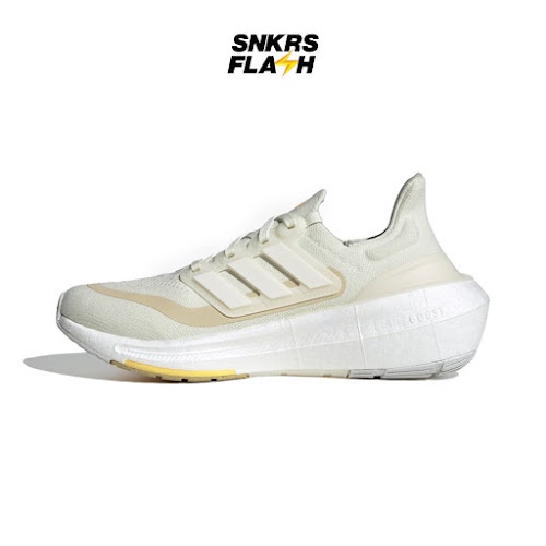 ADIDAS Ultraboost Light Ivory Crystal Sand Sepatu Sneakers Wanita  - ID3318 - Size 38.7