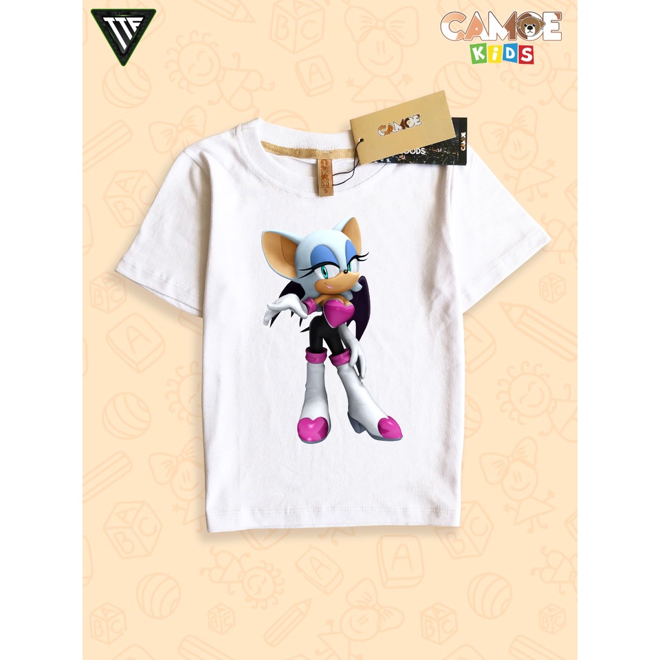 Kaos Anak KIDS Rouge the Bat Sonic The hedgehog