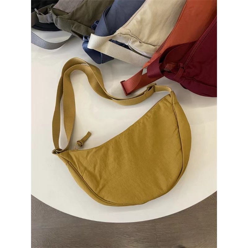 HOT DEALS Waistbag ala Uniqlo Half Moon Bag Tas Selempang bahu slempang wanita Waist Bag Polos