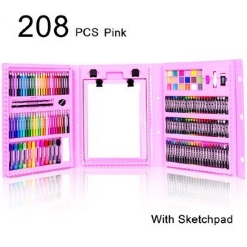 

Art Full Et Crayon 208 Pc / Rayon Alat Lui Ana Il Warna Cat Air Perlengapan Mewarnai Et 150 Pc