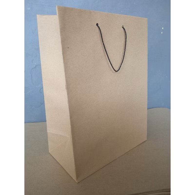 

Paper Bag Coklat Polos Ukuran 23x12x30 (paket 12pcs) |Tas Kertas |Tas Kado |Tas Souvenir |paperbag Hampers