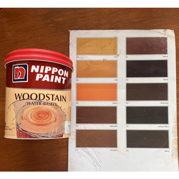 Nippon Woodstain Waterbased Cat/ Plitur Kayu