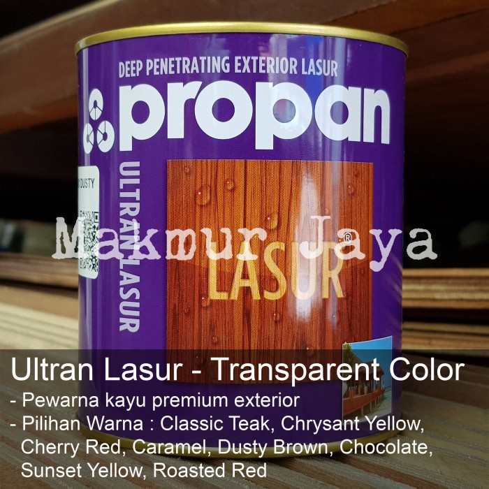 PROMO Ultran Lasur EL-501 Transparent Colors Propan Eksterior Kayu
