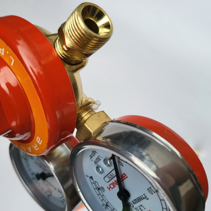 Regulator Las LPG Gas Tabung Besar Branch Regulator Propane Blender - Bev