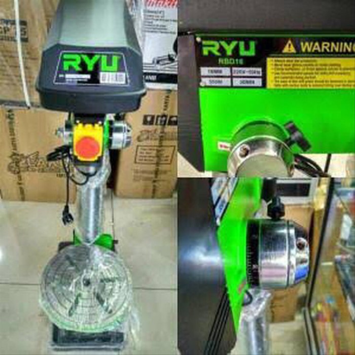 Mesin Bor duduk Tekiro Ryu 16 mm Bench Drill BESAR 16MM - Bev