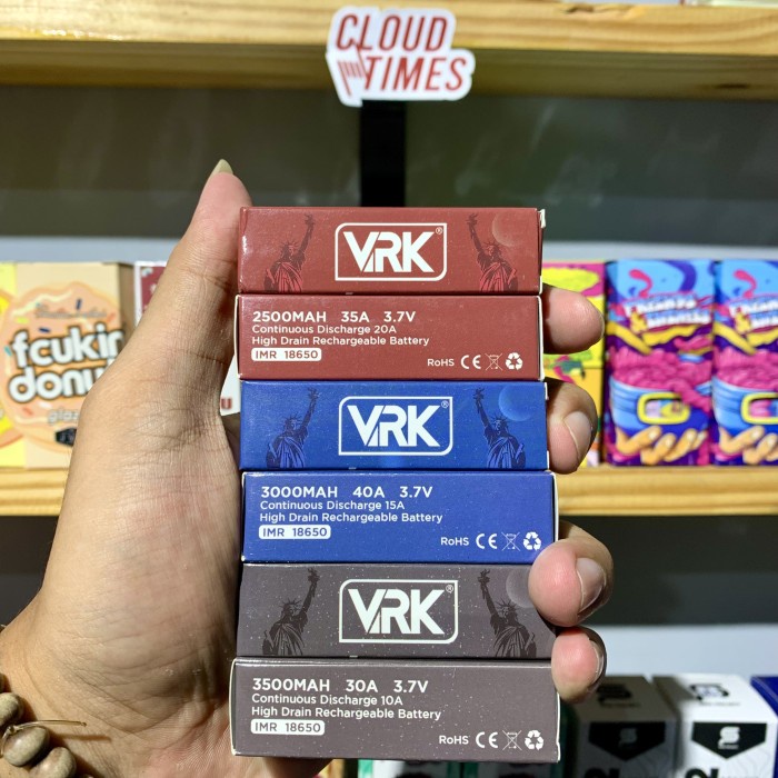 BATTERAI VRK MERAH / VRK BIRU / VRK HITAM KODE 968