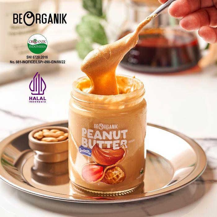 

Beorganik Peanut Butter / Selai Kacang 280gr (Unsweetened, Gluten Free, Vegan)