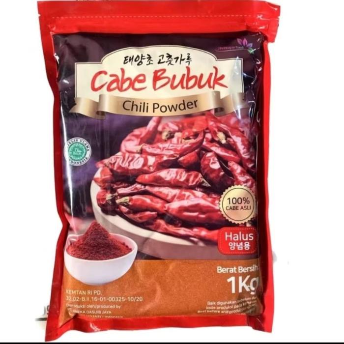 

Bubuk cabe Multi fungsi Chili Powder Java Super food 1 kg Kasar / Halus Merah Rempah Cabai Kimchi