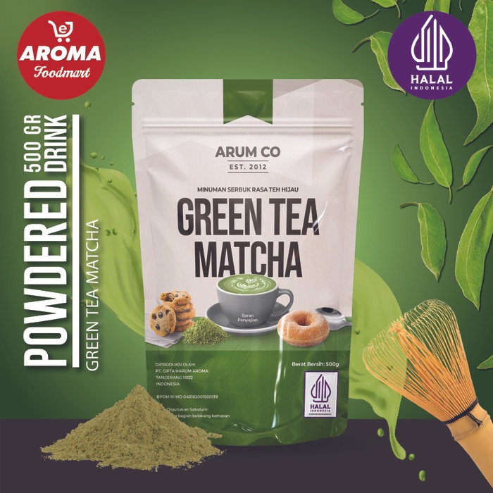 

Arum Co Bubuk Matcha Green Tea 500gr / Bubuk Green Tea Matcha Powder