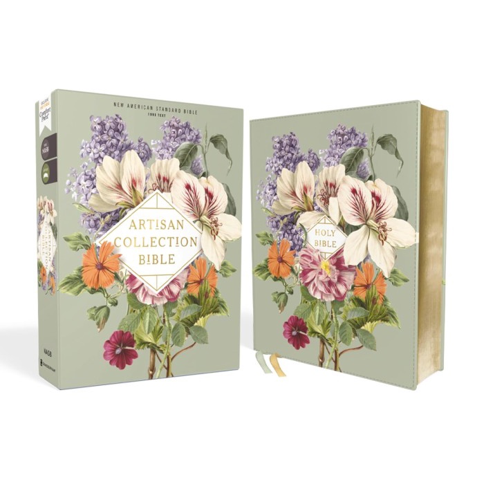 

Ready Nasb, Artisan Collection Bible, Leathersoft, Sage Floral, Red Letter, Comfort Print