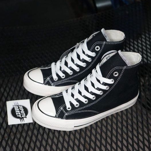 Big Sale  Cod Sepatu Converse 70S High Black White Premium