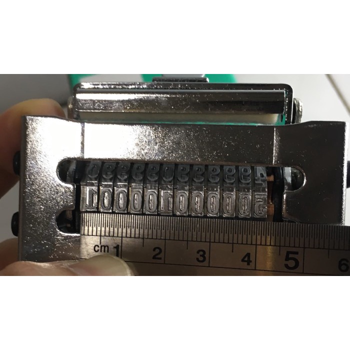 Max Numbering Numerator N1203 N-1203 12dgt 12digit 12 digit