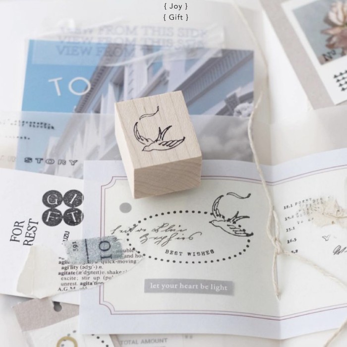 

NYRET Vol.9 Postcard Series Rubber Stamp