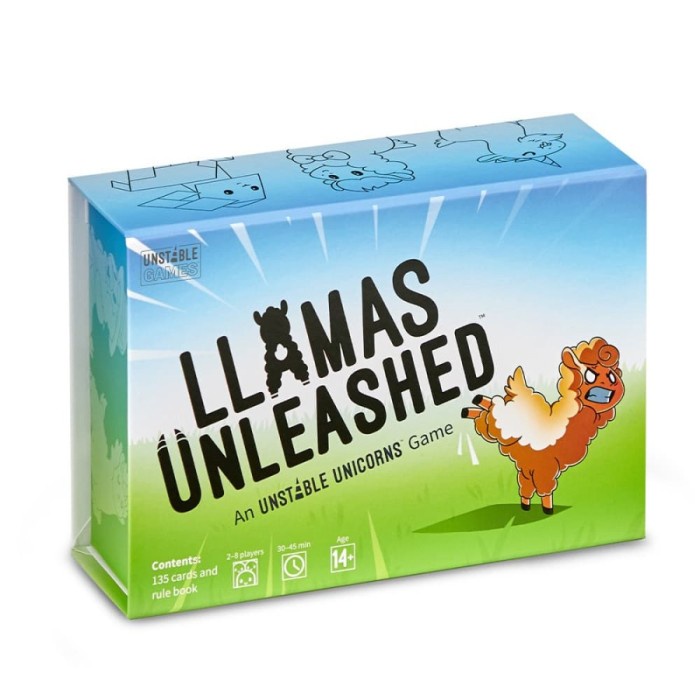 

TERLARIS! Llamas Unleashed Family Board Game Import