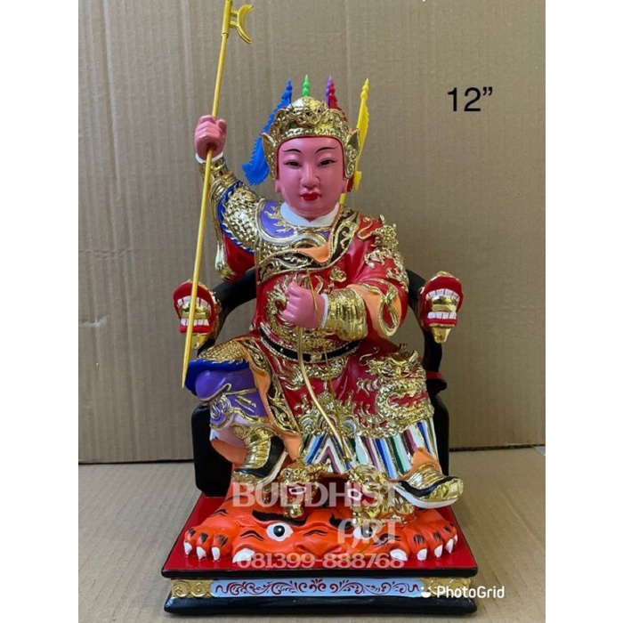 Angel Patung Dewa Hun Ong Ya /Hun Hu Ong Ya/ Hun Hu Ong Iya 12 Inch Kayu 01