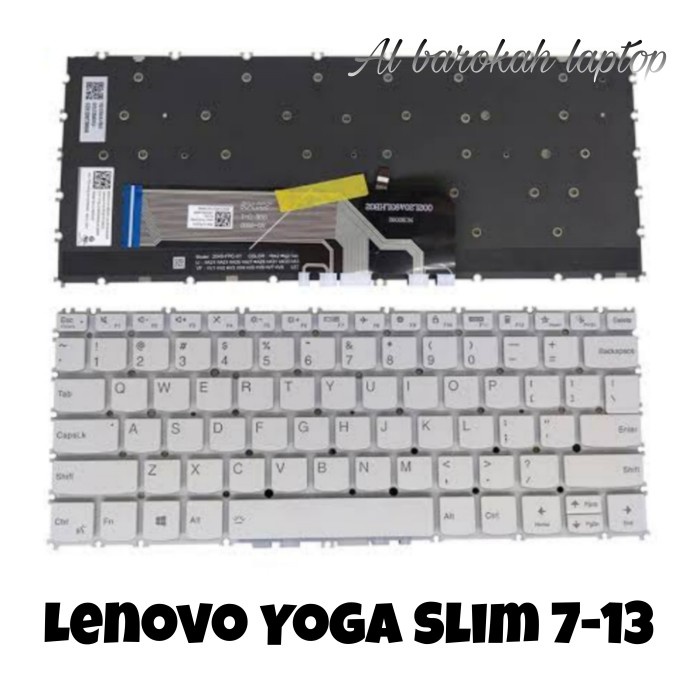keyboard lenovo yoga slim 7 carbon 13itl5 yoga slim 7 carbon 13are05 white backlight