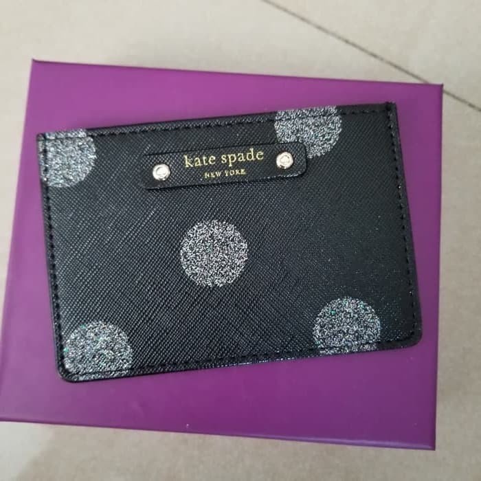

KS CARD WALLET HOLDER DOMPET KARTU KULIT ASLI KATE BRAND BRANDED KECIL Kode 1093