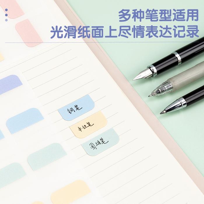 

Deli Index Tab / Penanda / Pembatas Halaman Kertas Plastik 2153X Paper Stationery