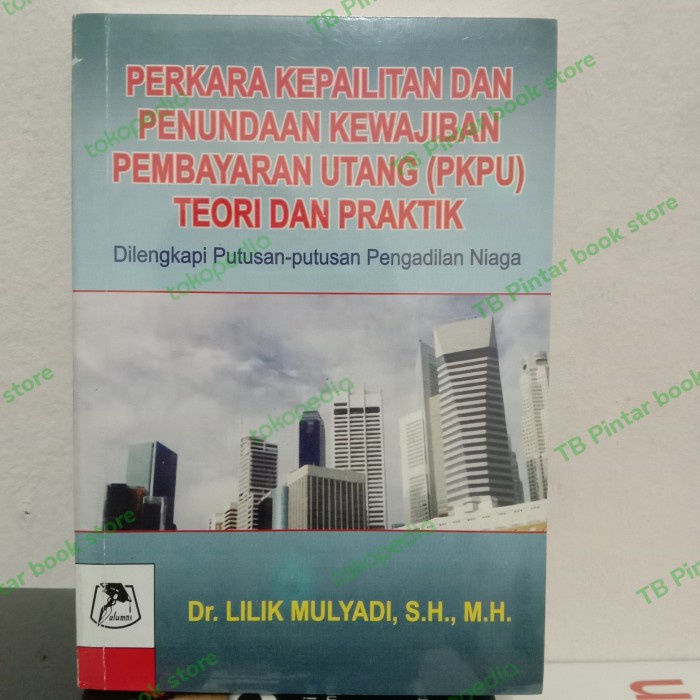 buku perkara kepailitan dan penundaan kewajiban pembayaran utang pkpu