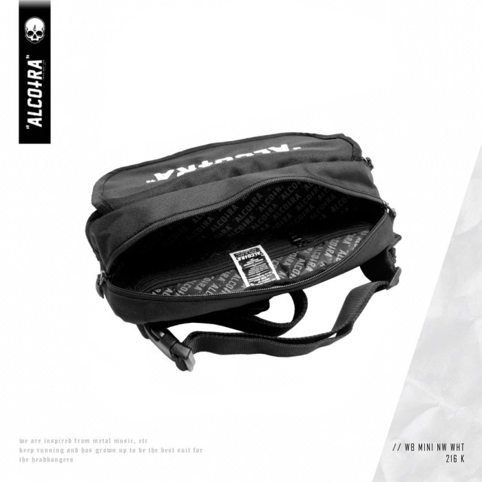 Wb Mini New Wht // Waistbag Alcotra // Tas Pinggang Alcotra New