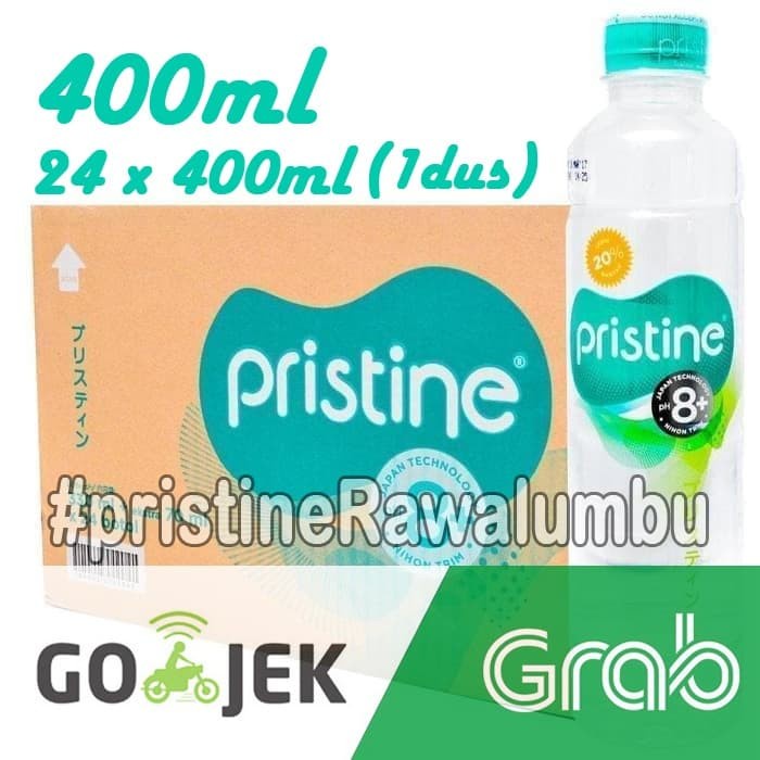 

Pristine Water 400 Ml X 24 Botol+Air Num Pristine+Air Alkali (1 Dus)