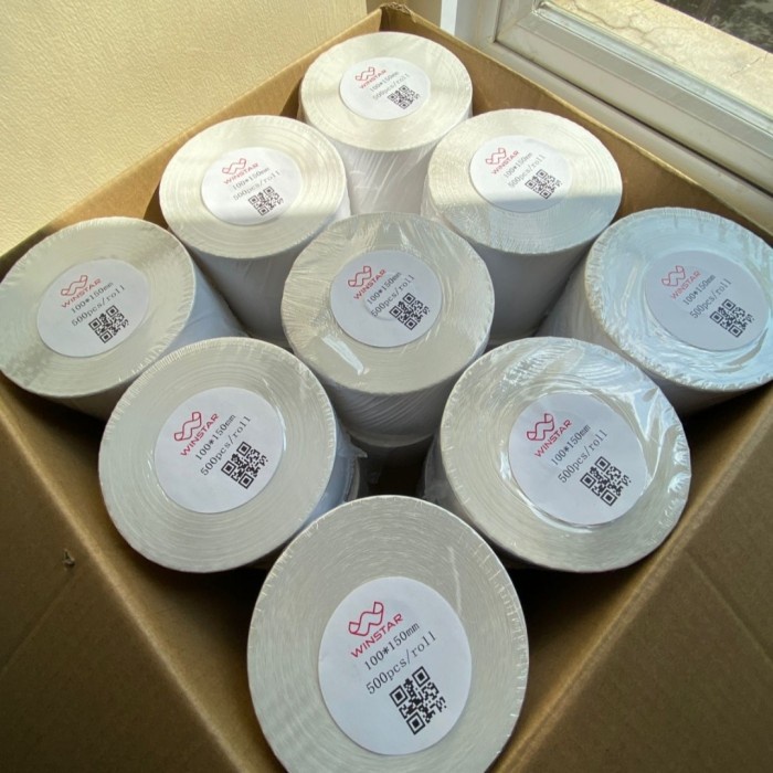 

Bisa Spk! Kertas Thermal Winstar 100X150Mm 500 Lembar 1 Dus Isi 18 Roll