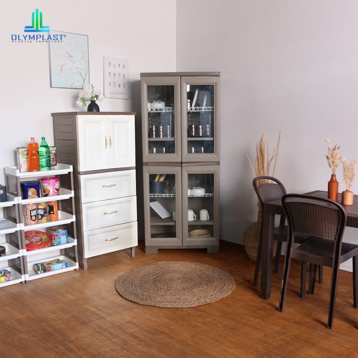 terbaru  kitchen set lemari dapur rak dapur lemari piring rak piring olymplast lemari piring