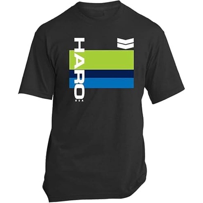 HARO BMX Freestyle Racing Bicycle Hutch Ultra Kaos Pria Unisex Kaos Hitam Pakaian |5h1fUNFv|