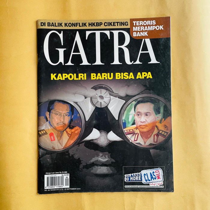 

TERBARU! Gatra Edisi 23-29 September 2010 - Kapolri Baru Bisa Apa