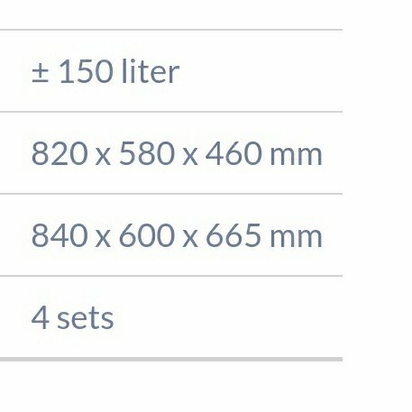 Ezy Box 150 L container box 150Liter Ezy Vindo Biggy