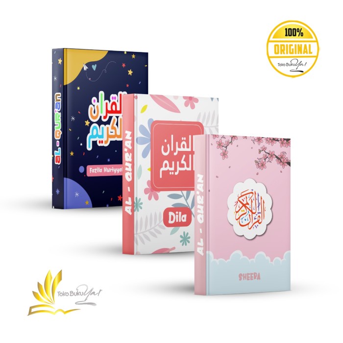 

Ready Al Quran Custom Nama A5 A6 Qur'An Anak Terjemah Tilawah Hadiah Kado Ulang Tahun Mahar