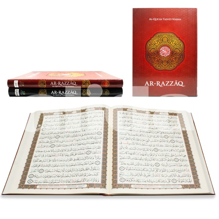 

Ready Alquran Tajwid Lansia Ar-Razzaq, Al-Quran Mushaf Ar-Razaq Ukuran Jumbo