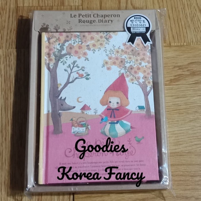 

Weekly Schedule Diary Le Petit Chaperon No Year Ori Korea Ready Stock