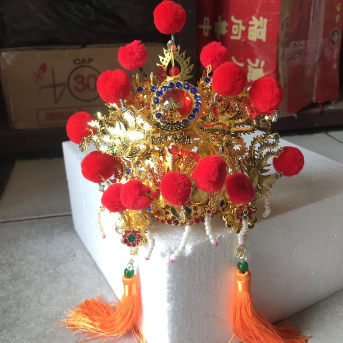 Topi Dewa / Mahkota Dewa Untuk Macam2 Patung Dewa 24In