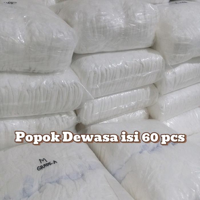 Popok Celana Dewasa 1 Ball Isi 60 Pcs - Ukuran M-L-XL-XXL pampers orang tua